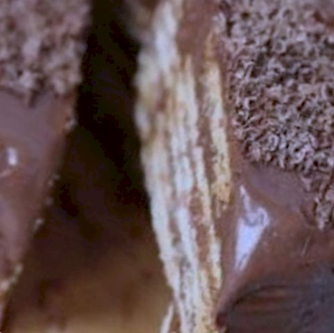 Delicioso postre: Marquesa de Nutella y galletas